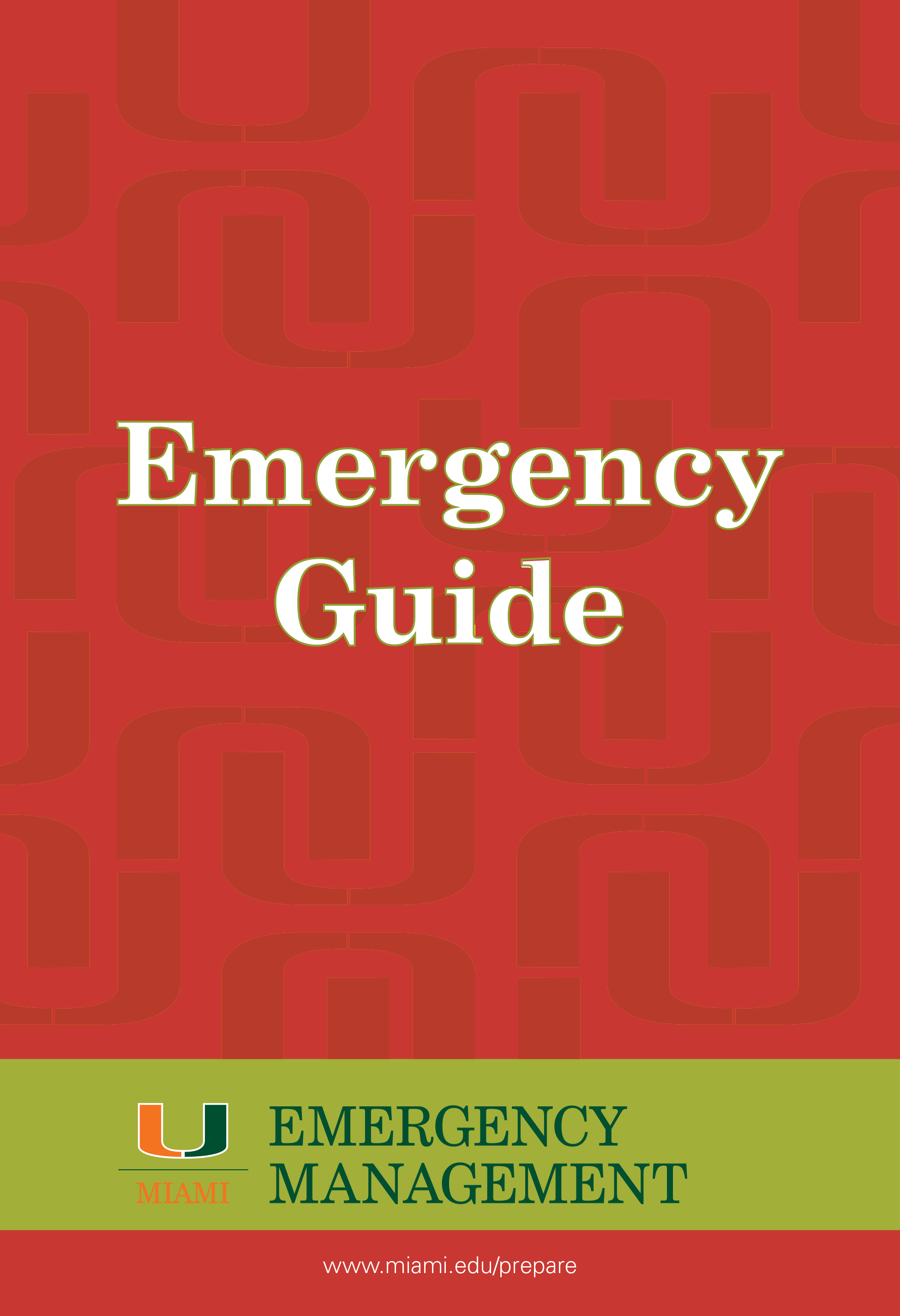 Emergency Guide Cover